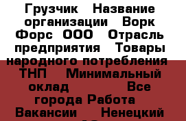 Грузчик › Название организации ­ Ворк Форс, ООО › Отрасль предприятия ­ Товары народного потребления (ТНП) › Минимальный оклад ­ 25 000 - Все города Работа » Вакансии   . Ненецкий АО,Волоковая д.